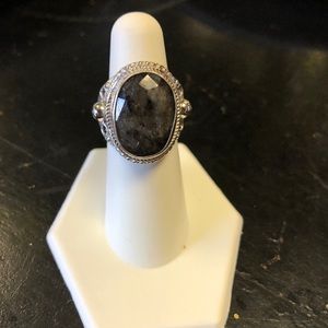 Black Sapphire Ring